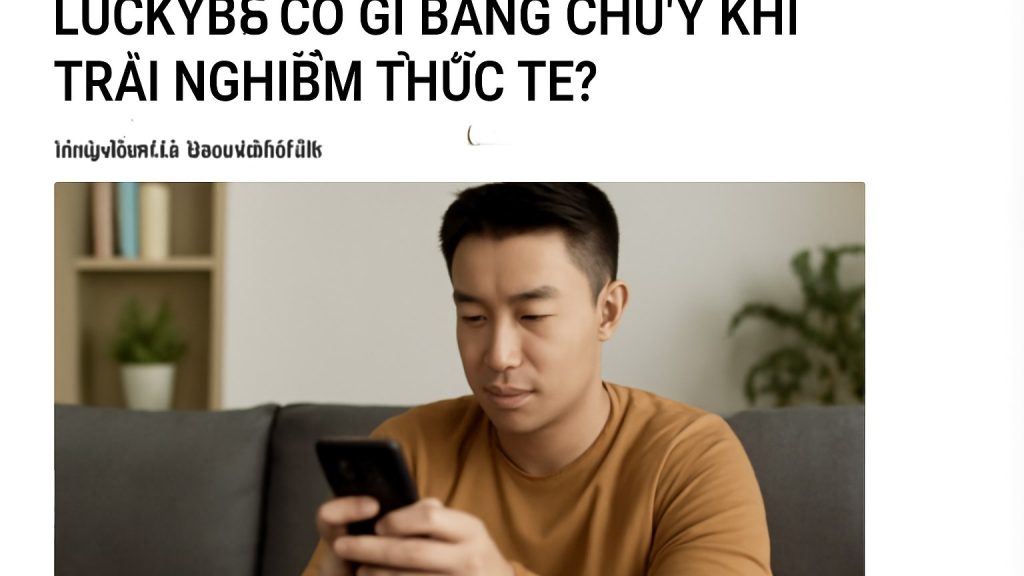 Minh họa: Lucky88 có gì đáng chú ý khi trải nghiệm thực tế?