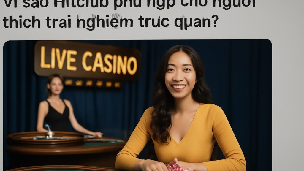 Minh họa: Vì sao Hitclub phù hợp cho người thích trải nghiệm trực quan?